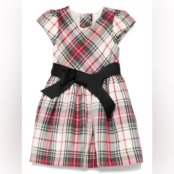Ralph Lauren Other - Polo Ralph Lauren plaid twill dress holidays Christian formal bow toddler girl